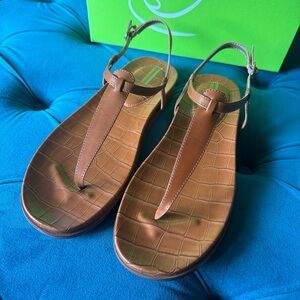 Sam Edelman Naomi Saddle Leather Thong Sandal